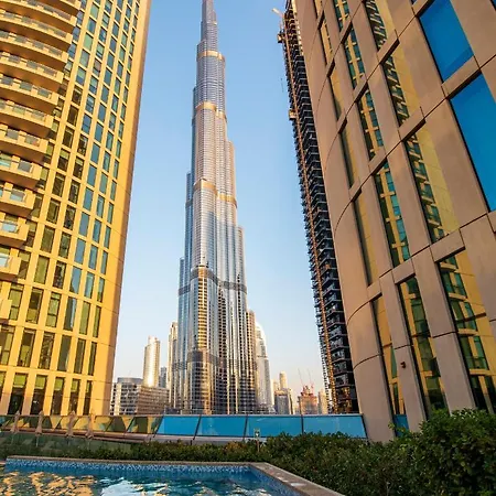 First Class 3Br With Full Burj Khalifa And Fountain View Dubai Esterno foto